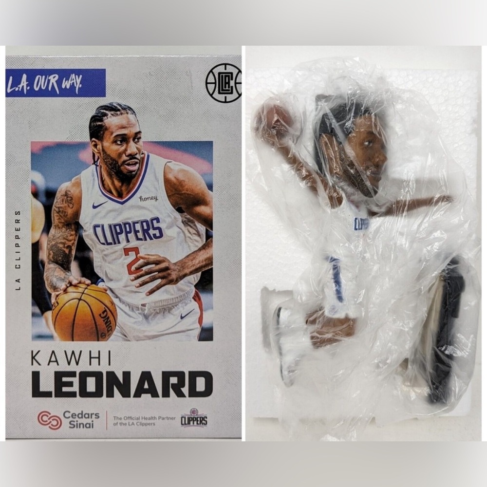 Kawhi Leonard LA Clippers Bobblehead SGA 04/10/22 NBA Fun Guy Dunking New
